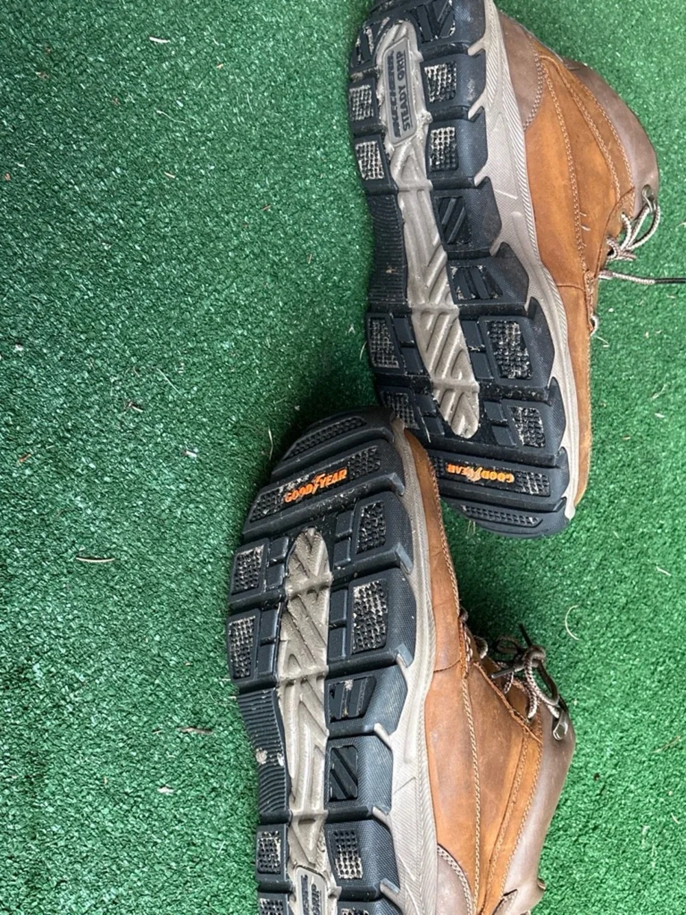 Skechers Brown Leather Lace-Up Outdoor Boots